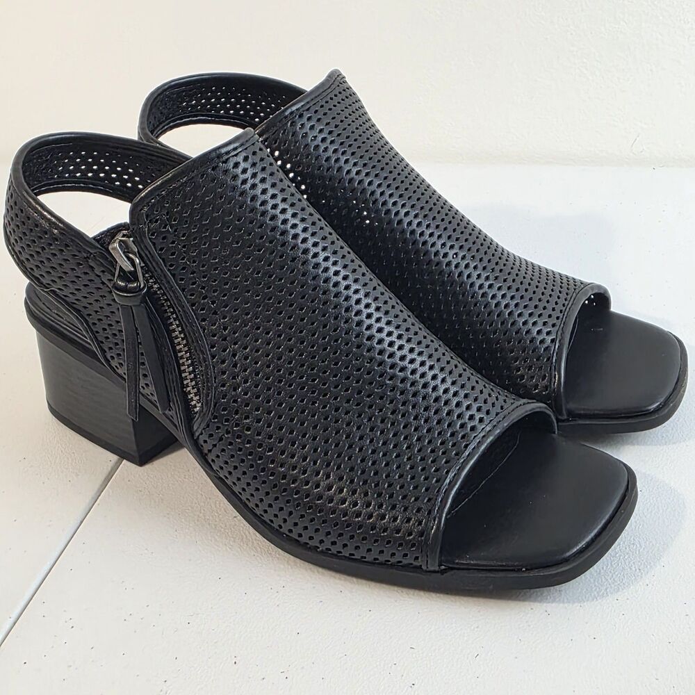 Frye and Co. Womens Oasys Heeled Sandals Black NWT Sz 8.5 M New $75 MSRP